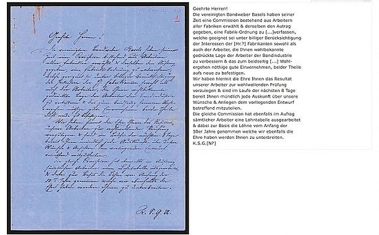 e-manuscripta im Transkriptionsmodus