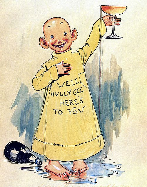 «Yellow Kid» aus der Comic- Privatsammlung Rudolf.