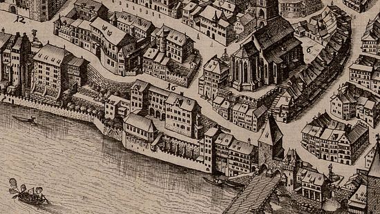 Ausschnitt aus dem Merian Plan