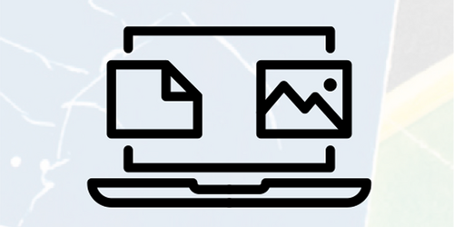 Icon Digitale Inhalte