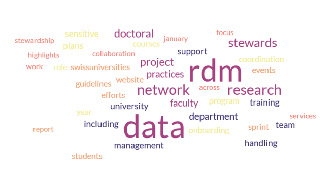 Wordcloud Jahresbericht FDM