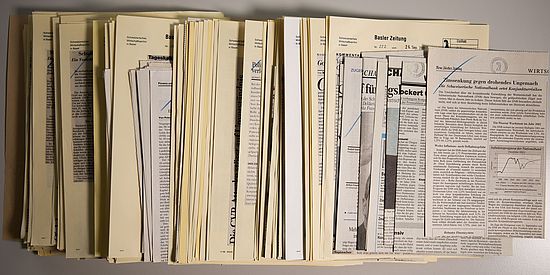 Newspaper cuttings