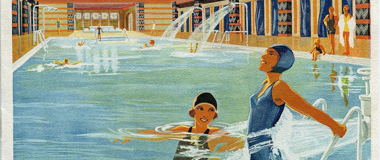 Ausschnitt Prospekt Bad Ragaz, 1945
