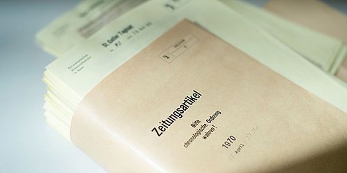 Dossier Zeitungsausschnittsammlung 