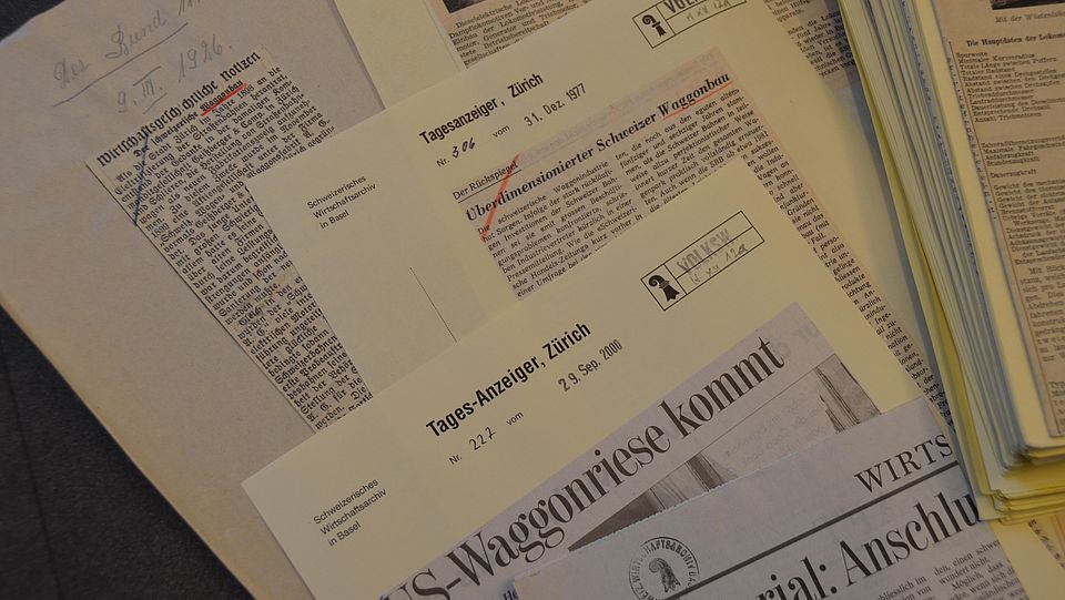 Zeitungsausschnitte der Sachdokumentation