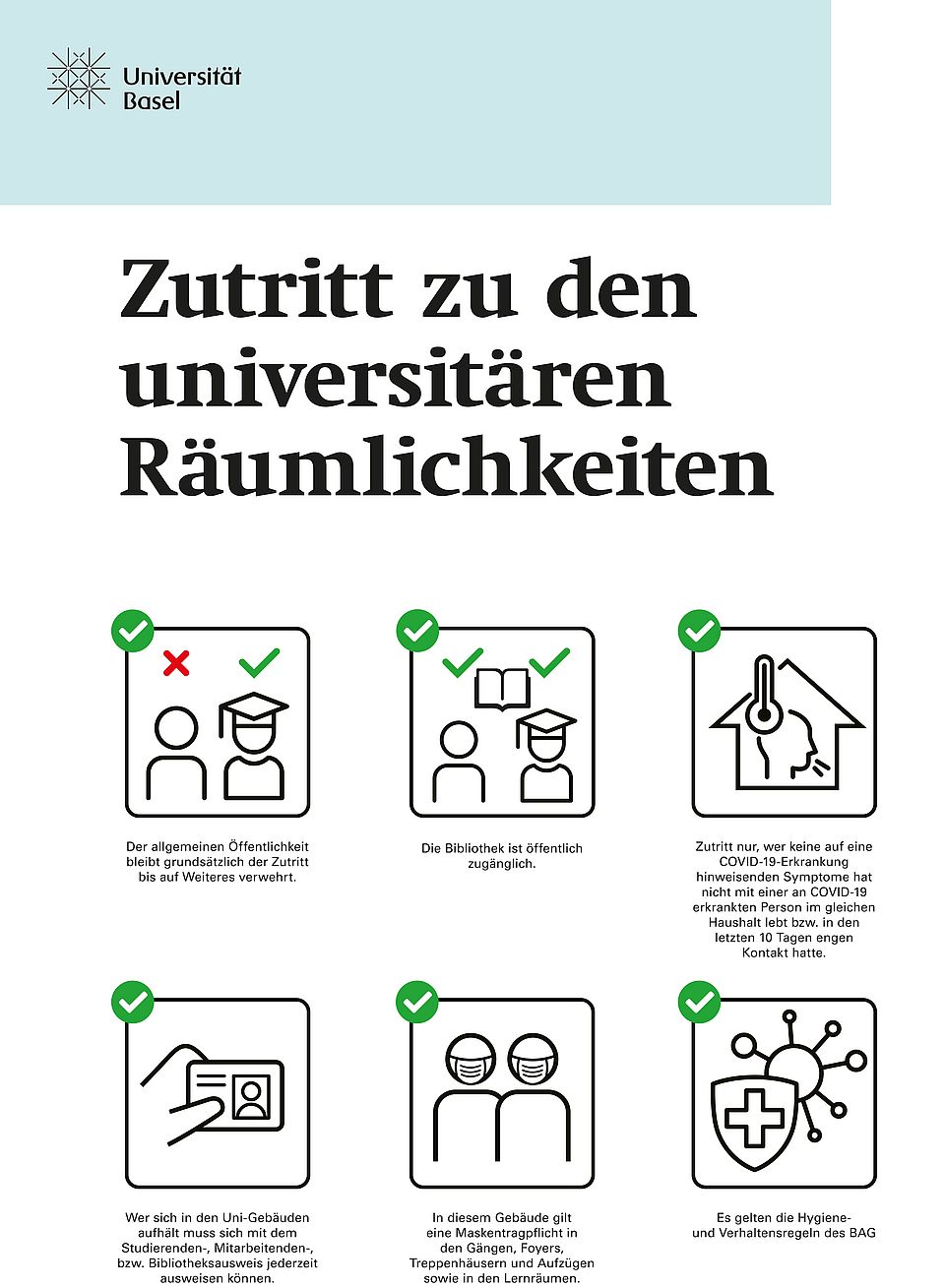 Plakat Zutritt