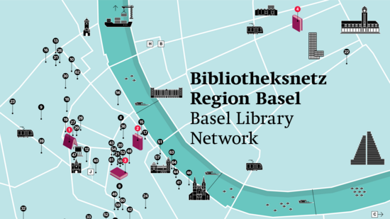 Pocket Map Bibliotheksnetz