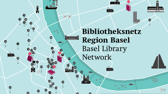Pocket Map Bibliotheksnetz