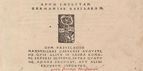 [Translate to English:] Alte_Drucke_001