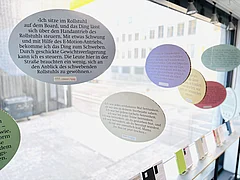 Schaufenster der UB Medizin zum Thema "Medical Humanities"