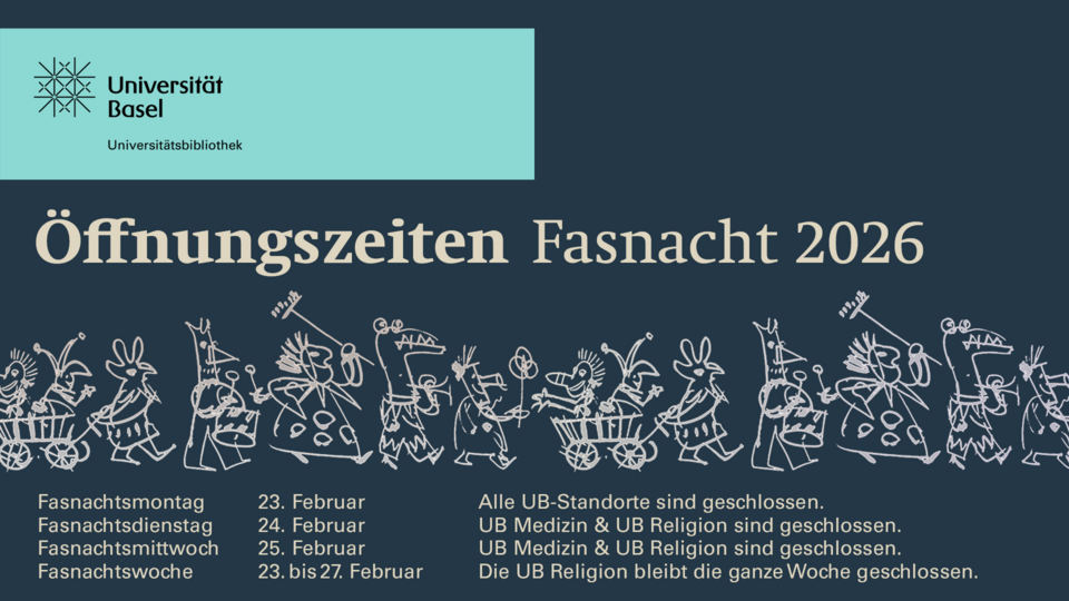 Übersicht Fasnachtsöffnungszeiten