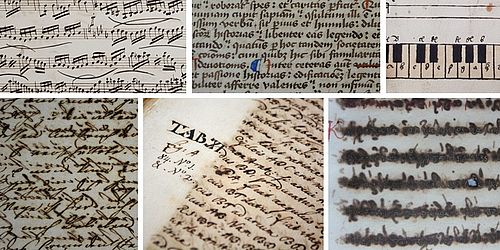 Tintenfrassgeschädigte Handschriften