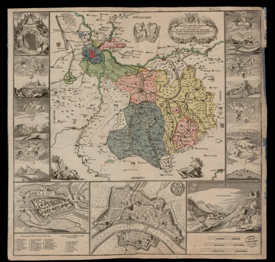 Territorium Basileense cum finitimis regionibus, Basel (?) 1729.